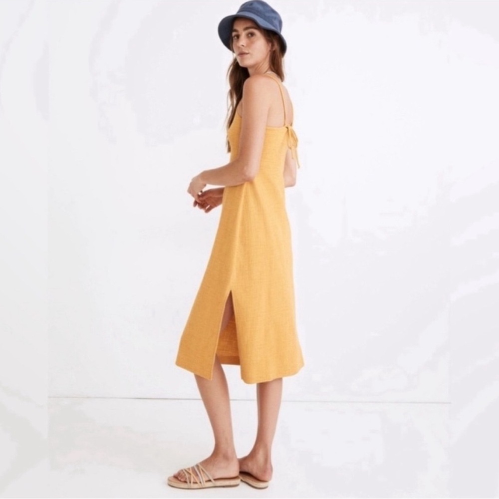 Madewell Knit Apron Cami Dress – Yellow Gold – Women’s XXL NWT